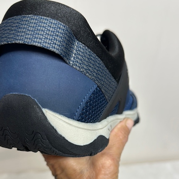 Lands' End Blue and Black Athletic Shoes with Mesh Upper - Picture 6 of 13